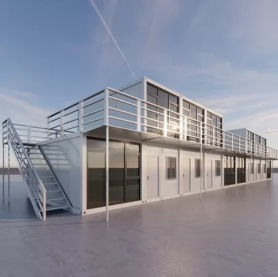 20ft 40ft Prefab Shipping Container House Luxury Prefabricated Modular Homes Modular Prefab Glass House