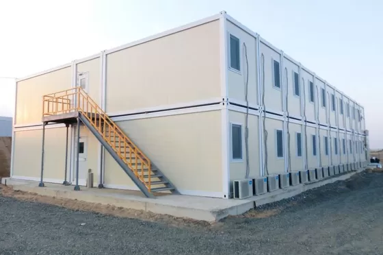 Steel Prefabricated Container House 20ft Tiny Customized For Dormitory