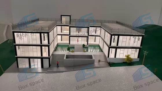 Detachable Container House For Worker Dormitory And Site Office With Flexible Customized Size And Easy Installation