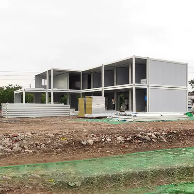 20ft 40ft 2 Bedroom Prefabricated Homes Customized Removable Shipping Villa