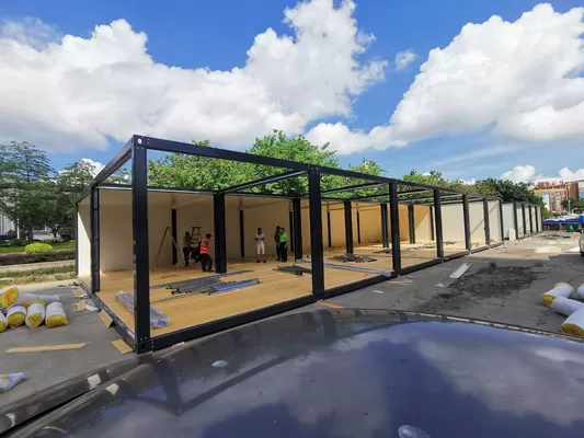 BOX SPACE Color Steel Plate Activity Room Firm Structure Prefab Houses Prefab Warehouse Low Price Prefab Warehouse