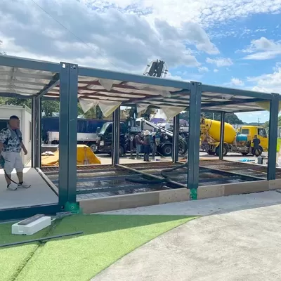 BOX SPACE Portable Storage Container For Warehouse Mini Container Warehouse For Logistics Transfer Station