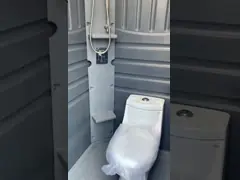 Plastic HDPE Portable Toilet Mobile Cabin For Bathroom Outdoor