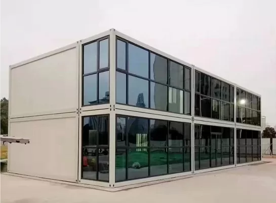 Prefabricated 3 Bedroom Container House Waterproof 2 Story Prefab Homes