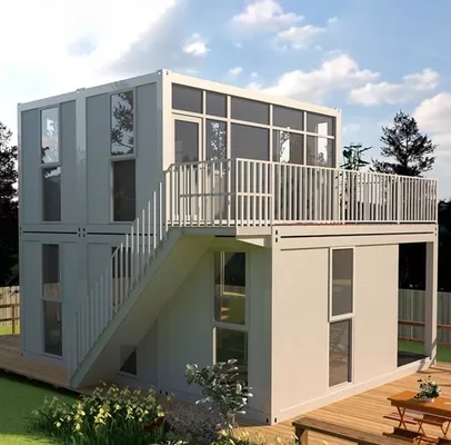 Anti Rust 2 Bedroom Container House Tiny Temporary Movable Modular Homes