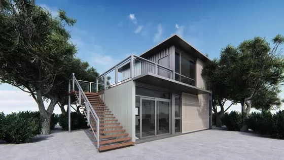 Modular House Big 3 Room Hause Prefabricated Houses Modular Homes Prefab House With Insulation In Dominican Republic