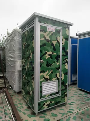 Eco Friendly Shipping Container Toilets , Temporary Prefab Mobile Toilet Container