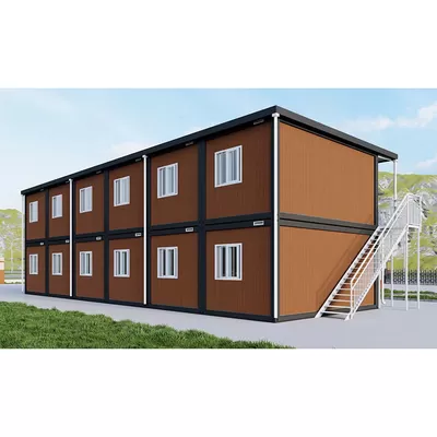 Fully Assembled 20Ft 40Ft Two Story Casa Flat Pack Luxury Prefab Portable Living Containers Floating Houses