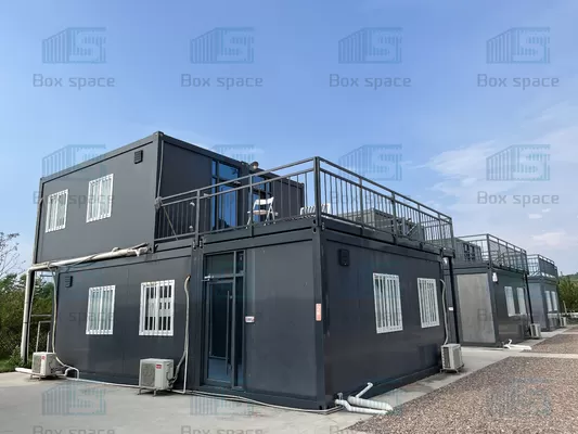 Durable Prefabricated Detachable Container House Modular with 50mm Rockwool Insulatio
