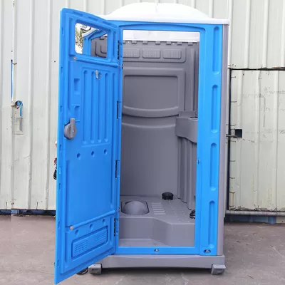 Public WC Portable Container Toilet , Mobile Prefab Plastic Camping Toilet