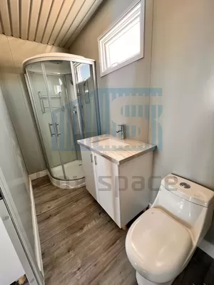 Modbox Prefabricated Flat Pack Container House Portable Cabin With Kitchen And Bathroom
