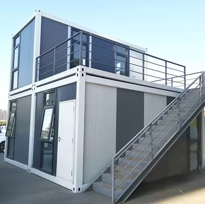 Resort Prefab House Jamaica Prefabricated Light Steel Villas Prefab Container House Flat Pack Container