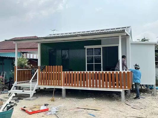 BOX SPACE Customized Modular Portable Homes Wooden Garden Tiny House Prefabricated Mobile Homes With Insulation Layer