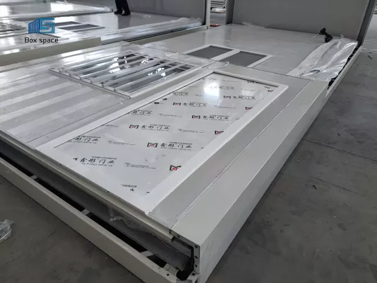 BOX SPACE 15 Minutes Installed Foldable Container House Prefabricated Mobile Homes For Construction Site And Shelter