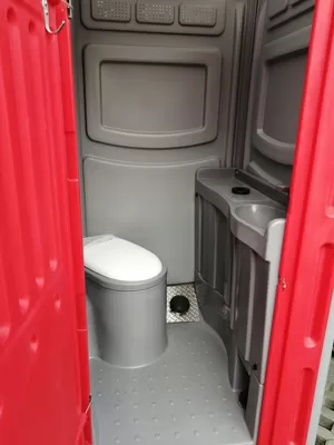 Rental Readymade Plastic Toilet